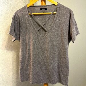 Michael Lauren X V-Neckline Short Sleeves